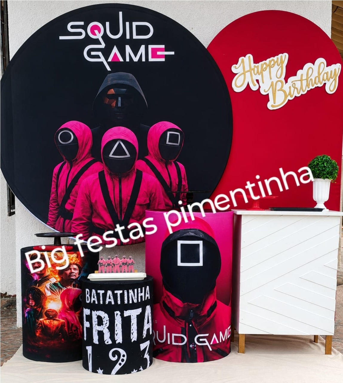 Kit Diamante Raound 6 - big festas pimentinha