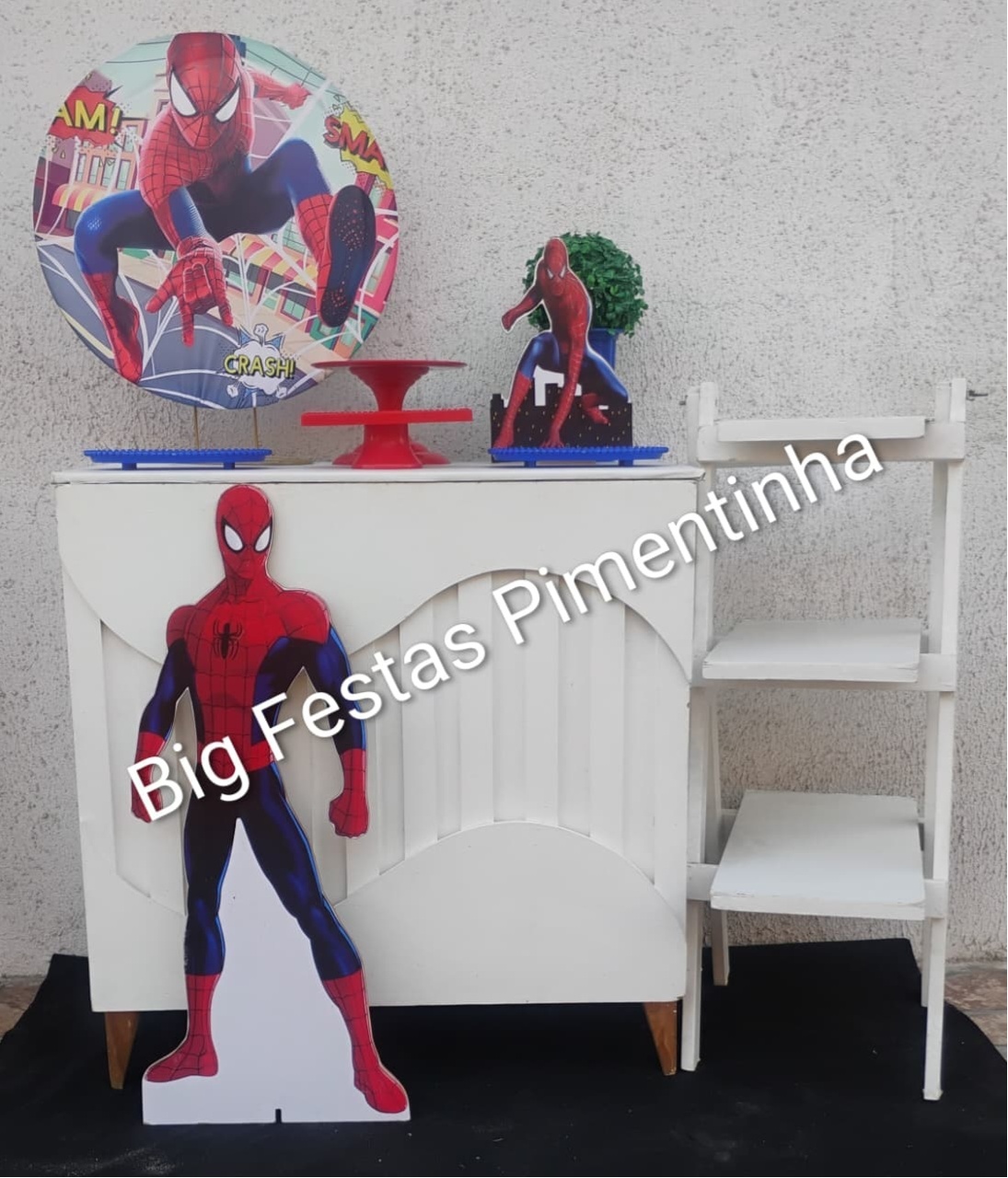 Kit Acessório Homem Aranha Claro - big festas pimentinha