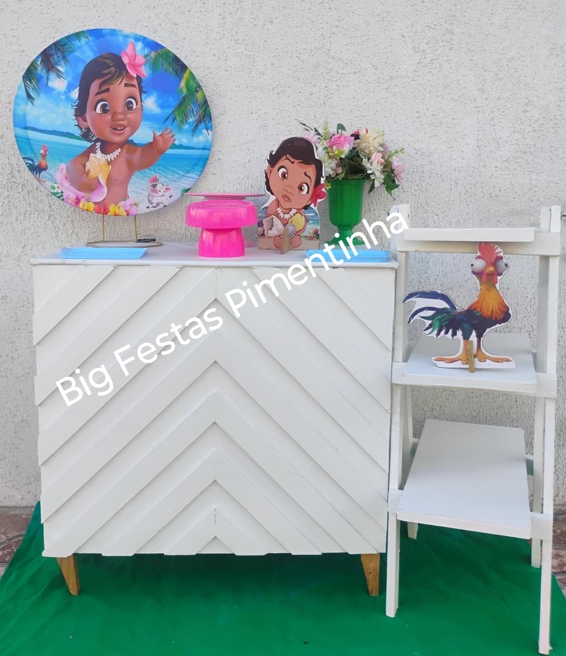 Kit Acessórios Moana Baby - big festas pimentinha