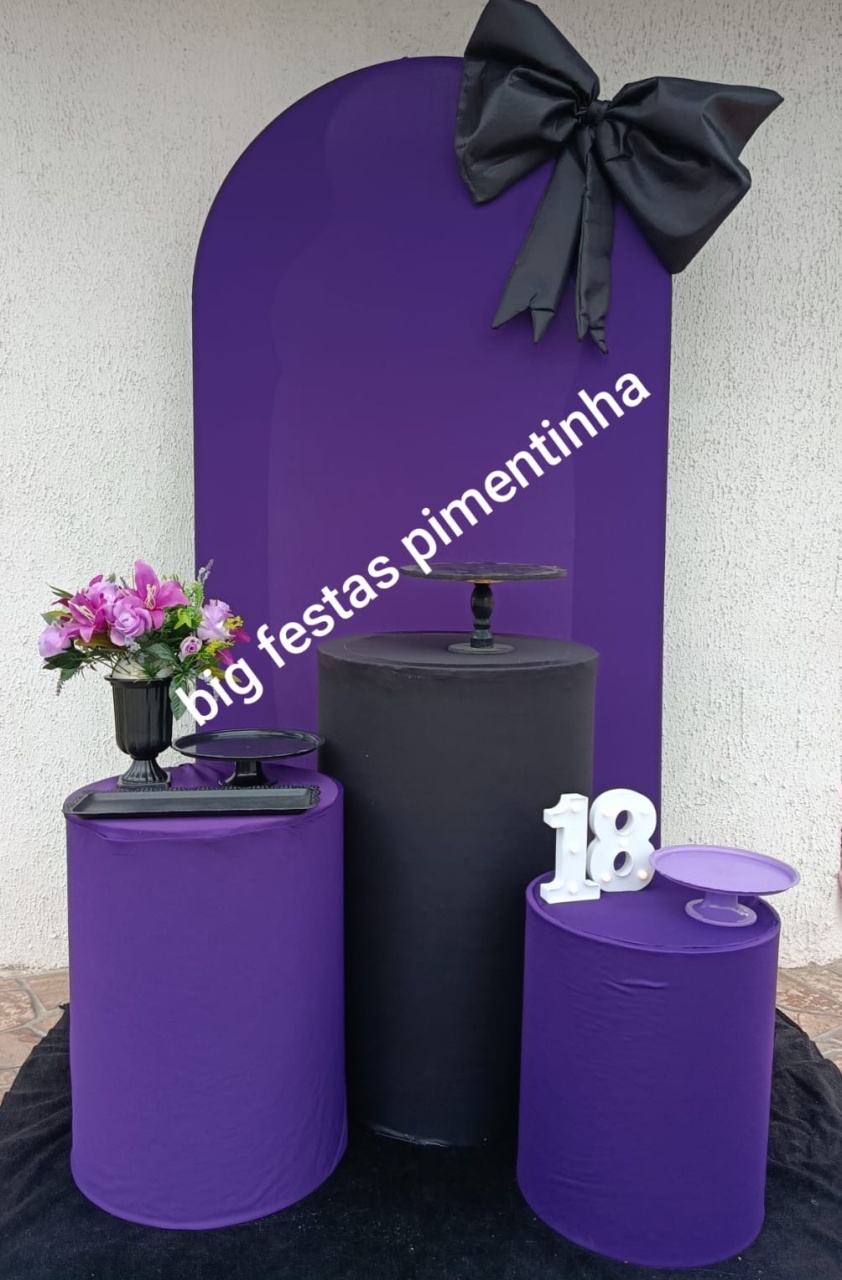 Kit Slin Laço Roxo - big festas pimentinha