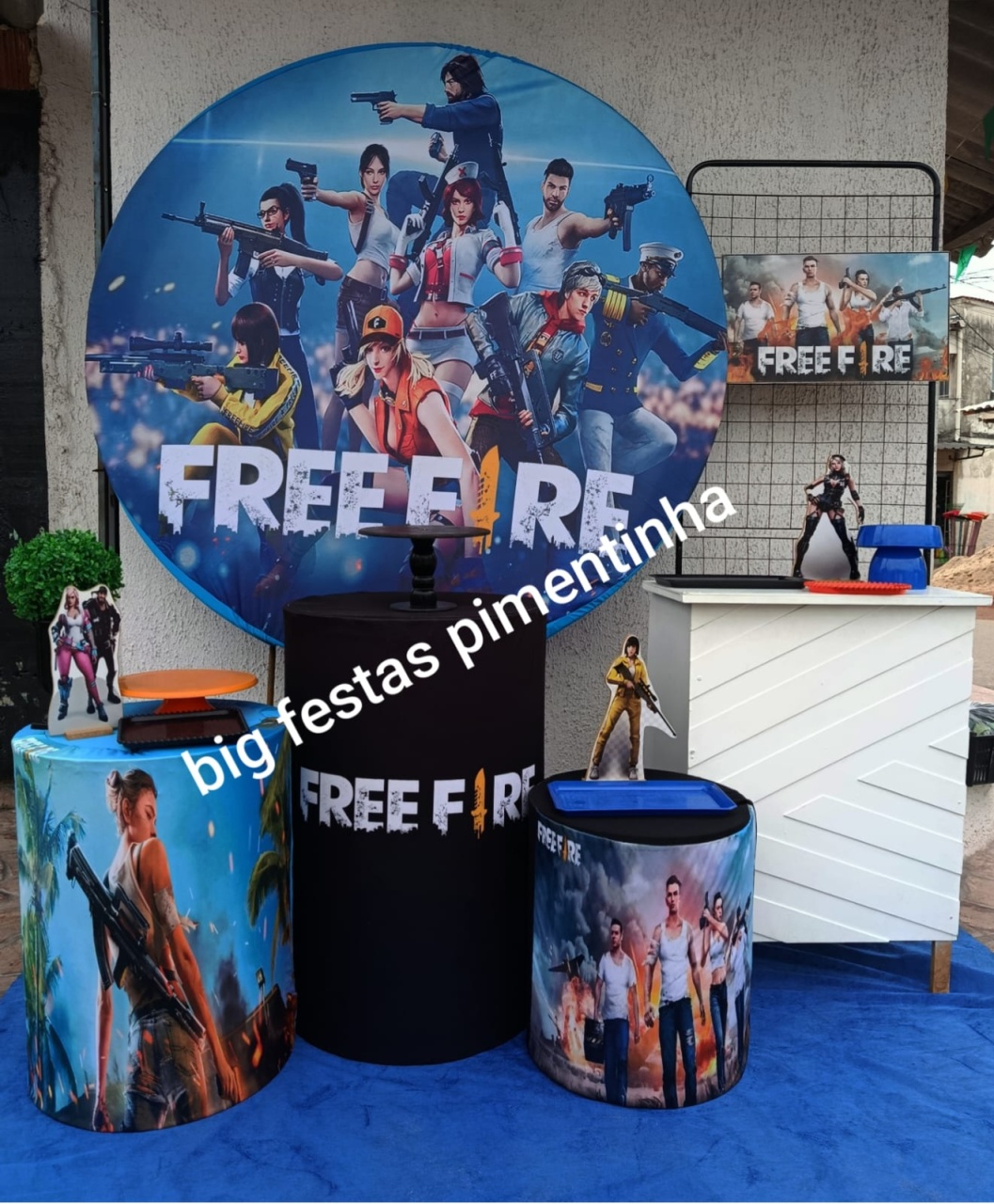 Kit Diamante Free Fire - big festas pimentinha