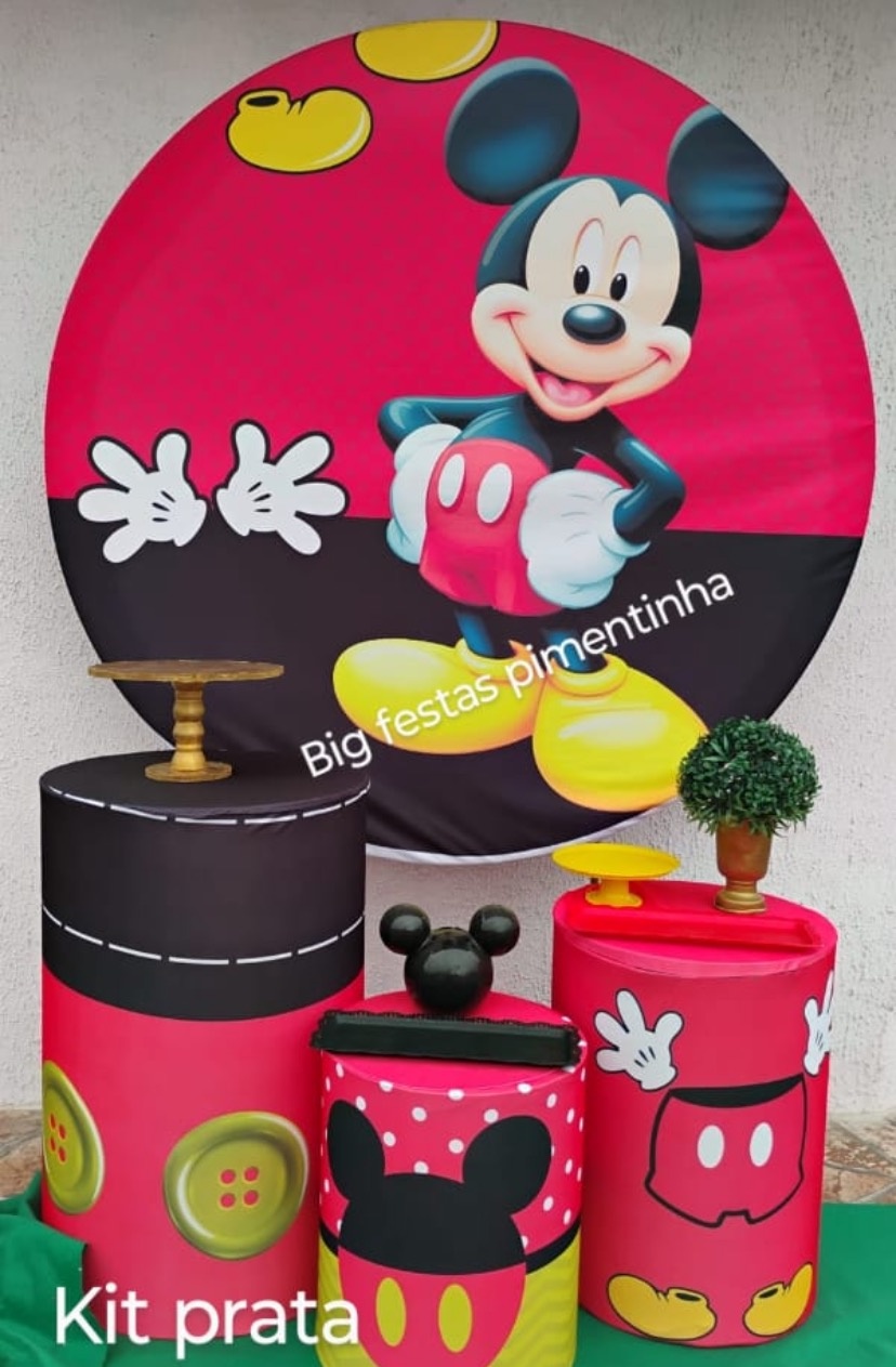 Kit Prata Mickey - big festas pimentinha