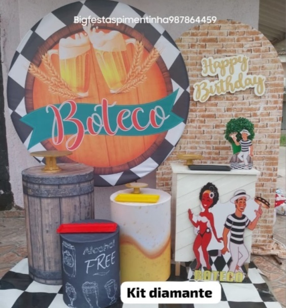 Kit Diamante Boteco2 - big festas pimentinha