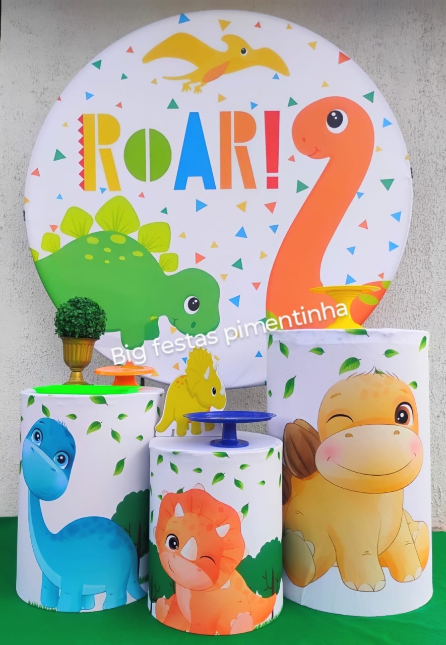 Kit Prata Dino Baby 1 - big festas pimentinha