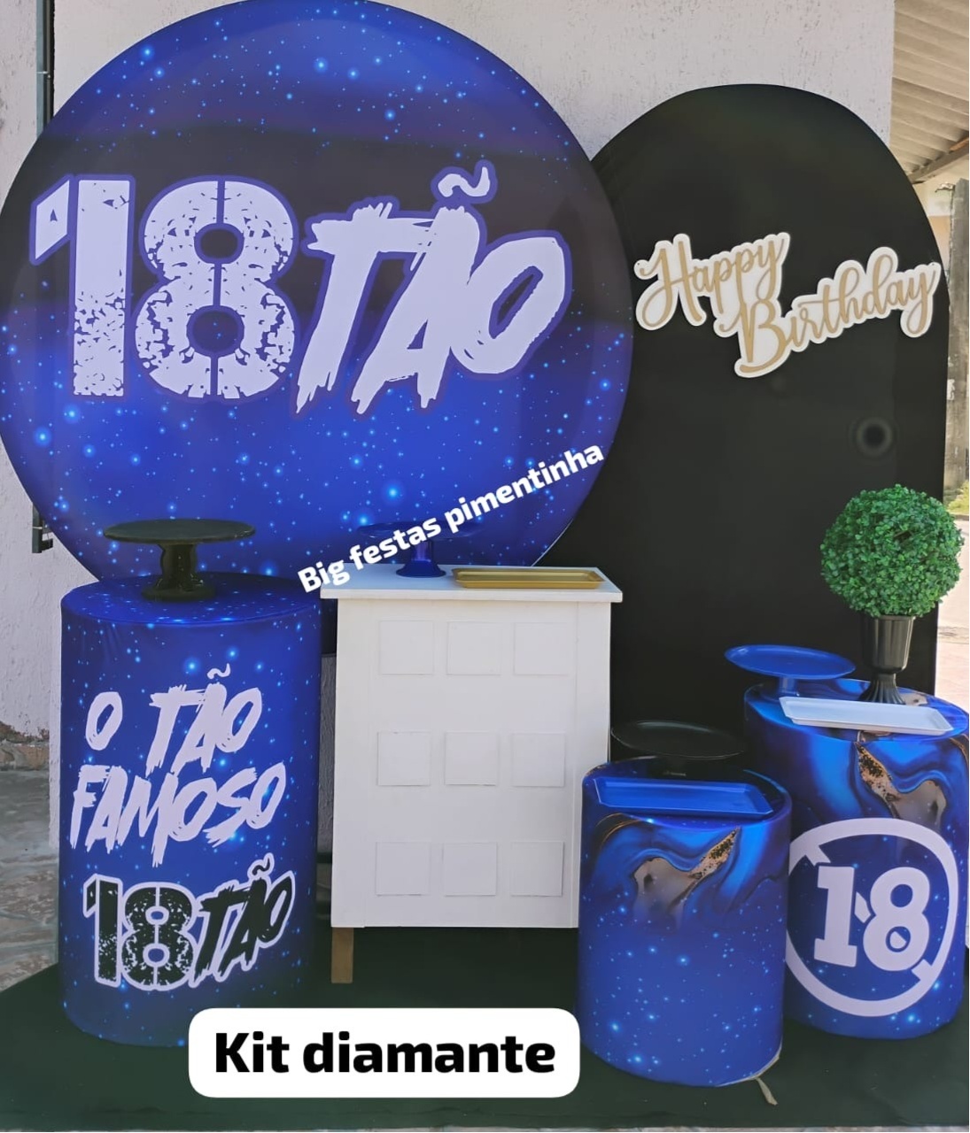 Kit Diamante 18Tão 1 - big festas pimentinha