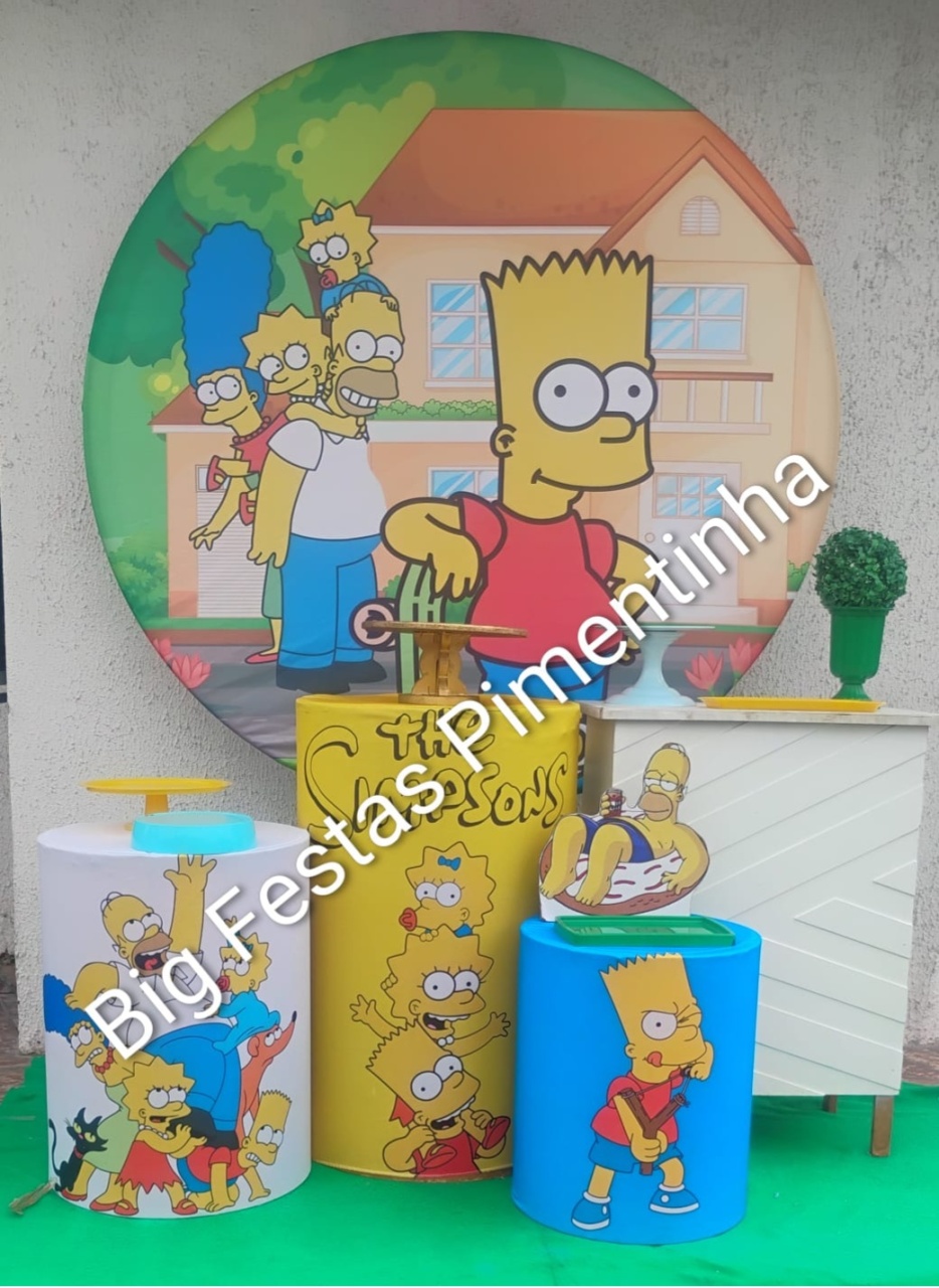 Kit Ouro Os Simpsons - big festas pimentinha