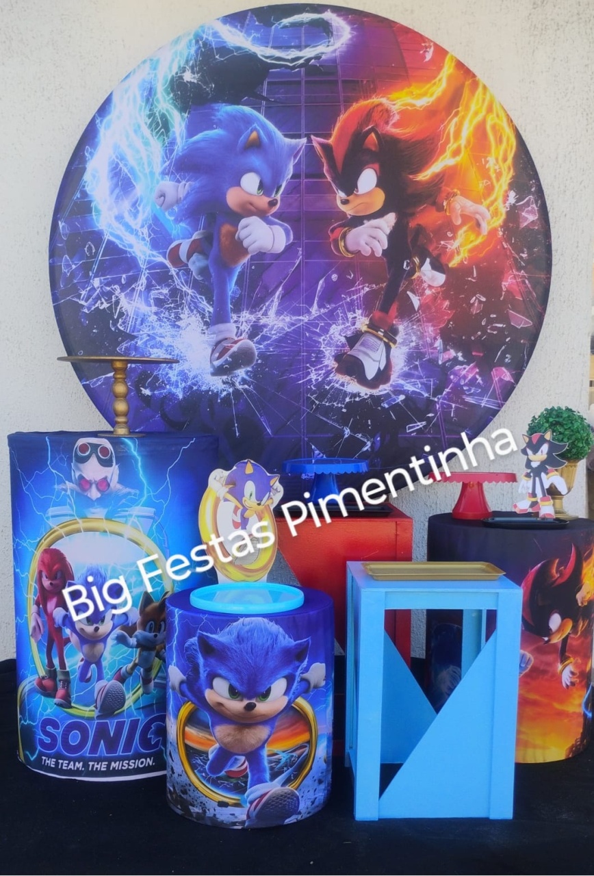 Kit Ouro Sonic3 - big festas pimentinha