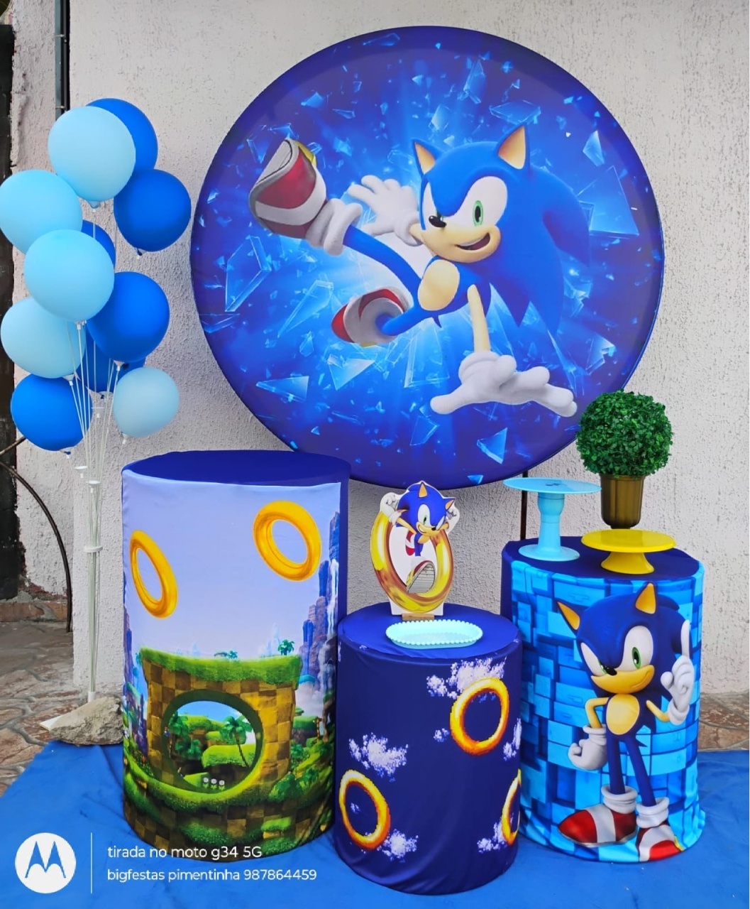 Kit Prata Sonic 2 - big festas pimentinha