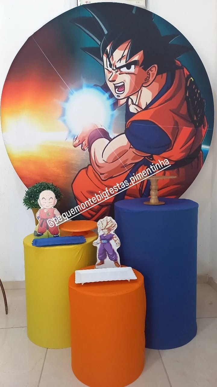 Kit Prata Dragon Ball Z - big festas pimentinha