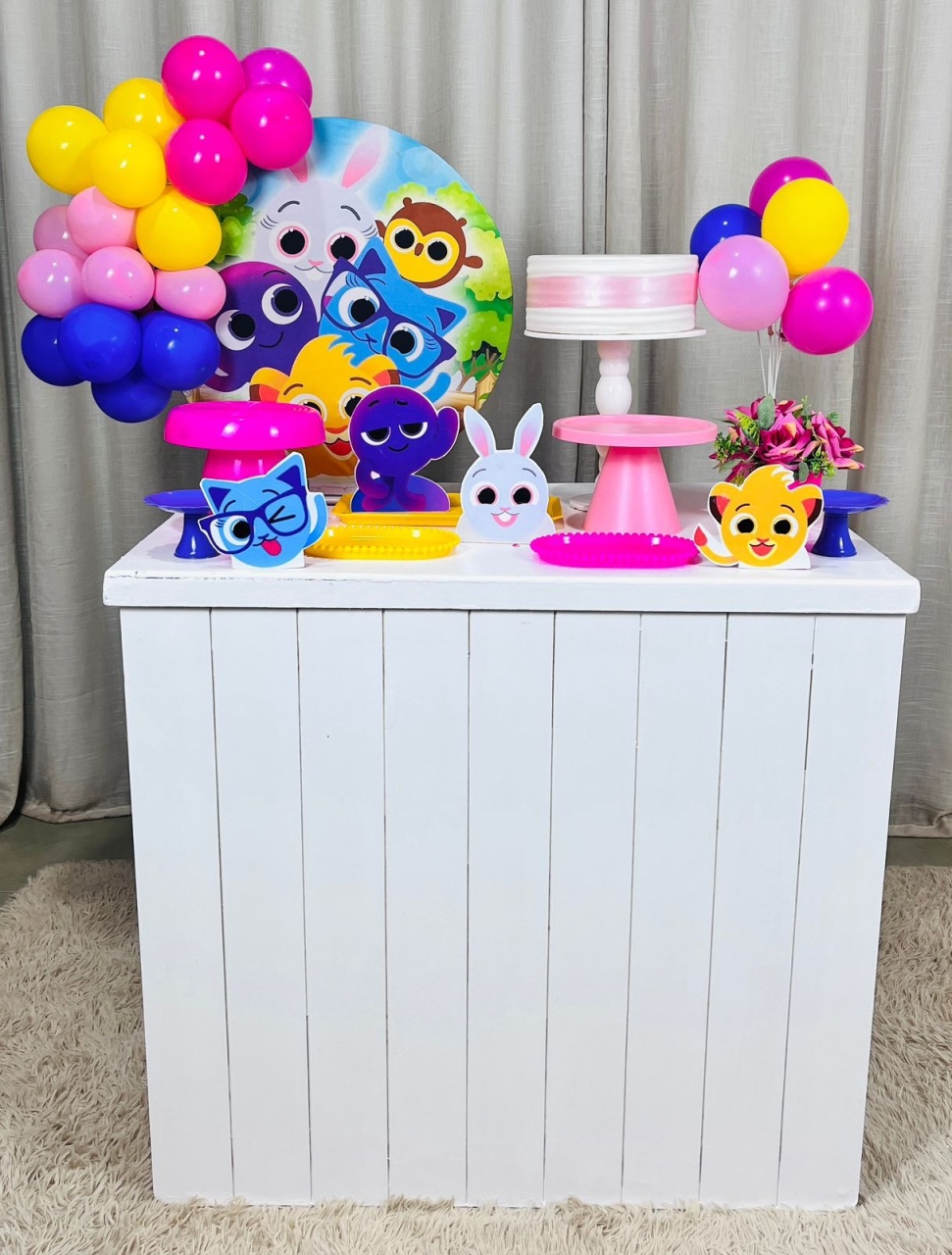 Kit Composto Com Balão - Bolofofo 3 - É Só Um Bolinho Locações 