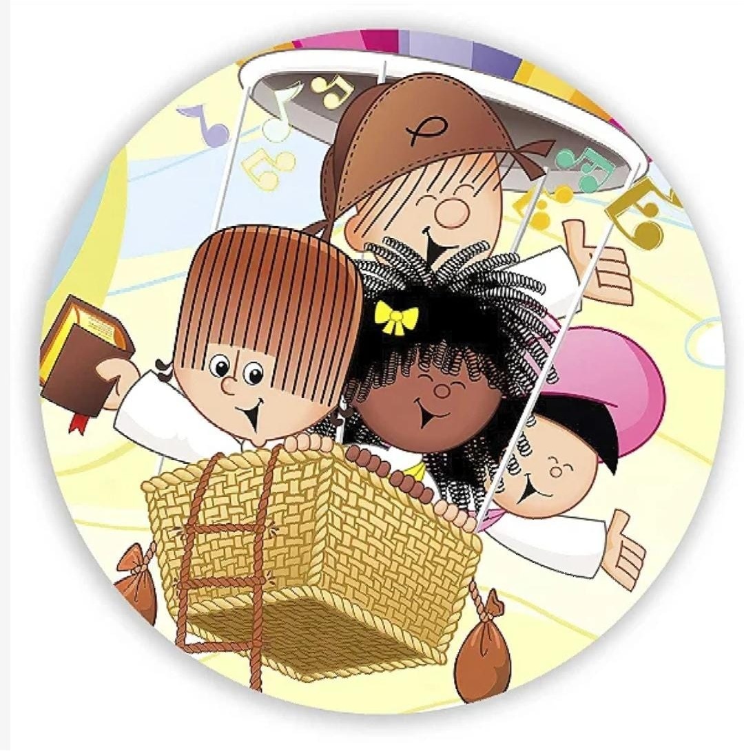 Kit Mesa Com Balão - Turma Do Cristãozinho  - É Só Um Bolinho Locações 