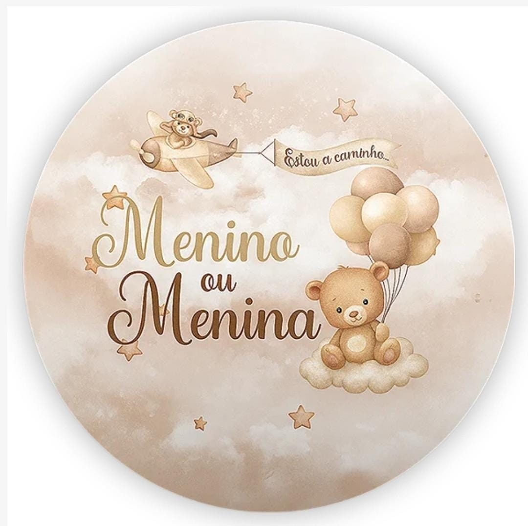 Kit Mesa Com Balão - Chá Revelação  - É Só Um Bolinho Locações 