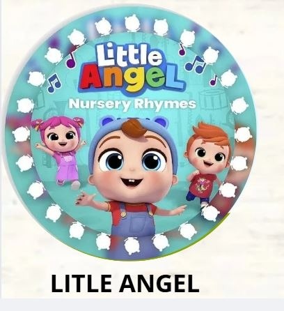 Kit Mesa Com Balão -  Litle Angel - É Só Um Bolinho Locações 