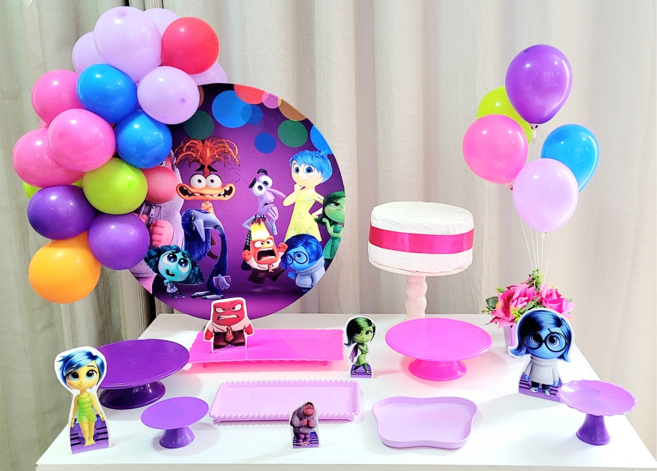 Kit Mesa Com Balão - Divertidamente 3 - É Só Um Bolinho Locações 