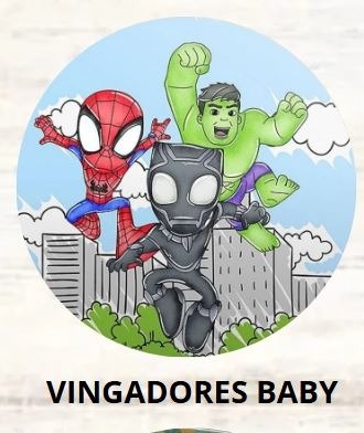 Kit Mesa Com Balão -  Vingadores Baby 2 - É Só Um Bolinho Locações 
