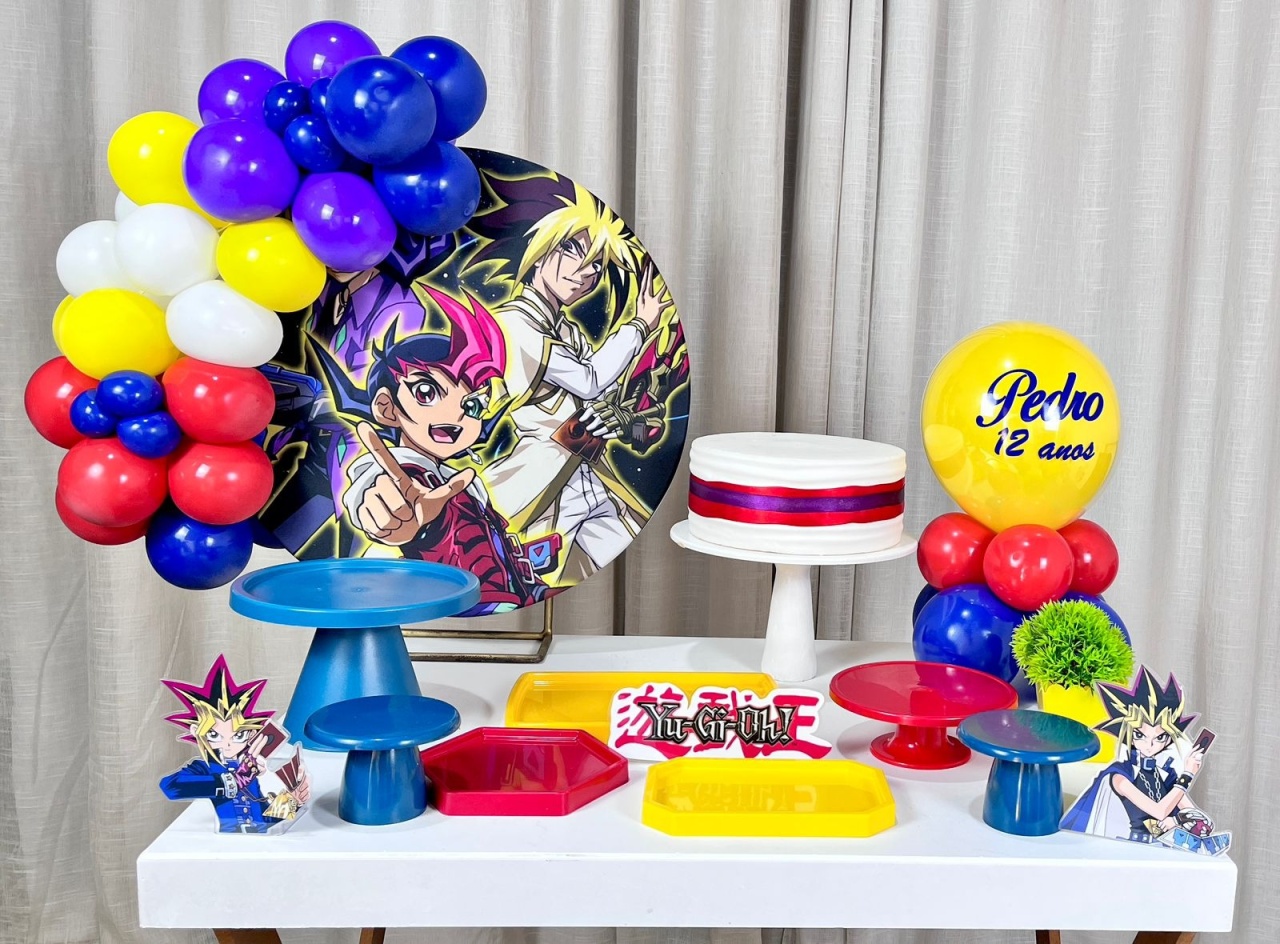 Kit Mesa Box de Balão - Yu-Gi-Oh - É Só Um Bolinho Locações 