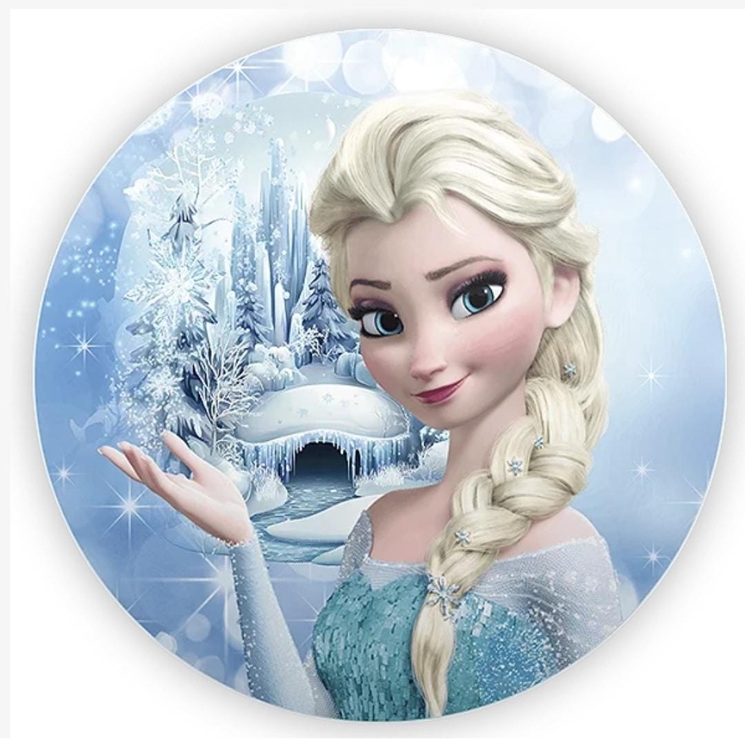 Kit Mesa Com Balão -  Frozen  - É Só Um Bolinho Locações 