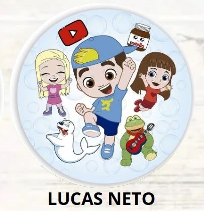 Kit Mesa Com Balão -  Lucas Neto Masculino - É Só Um Bolinho Locações 