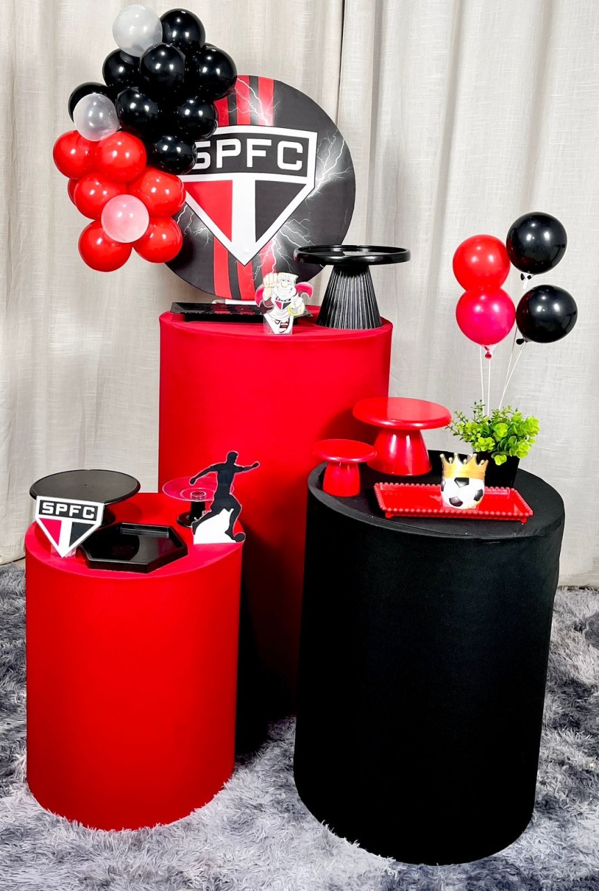 Kit Composto Com Balão - São Paulo   - É Só Um Bolinho Locações 