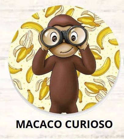 Kit Mesa Com Balão -  Macaco Curioso - É Só Um Bolinho Locações 