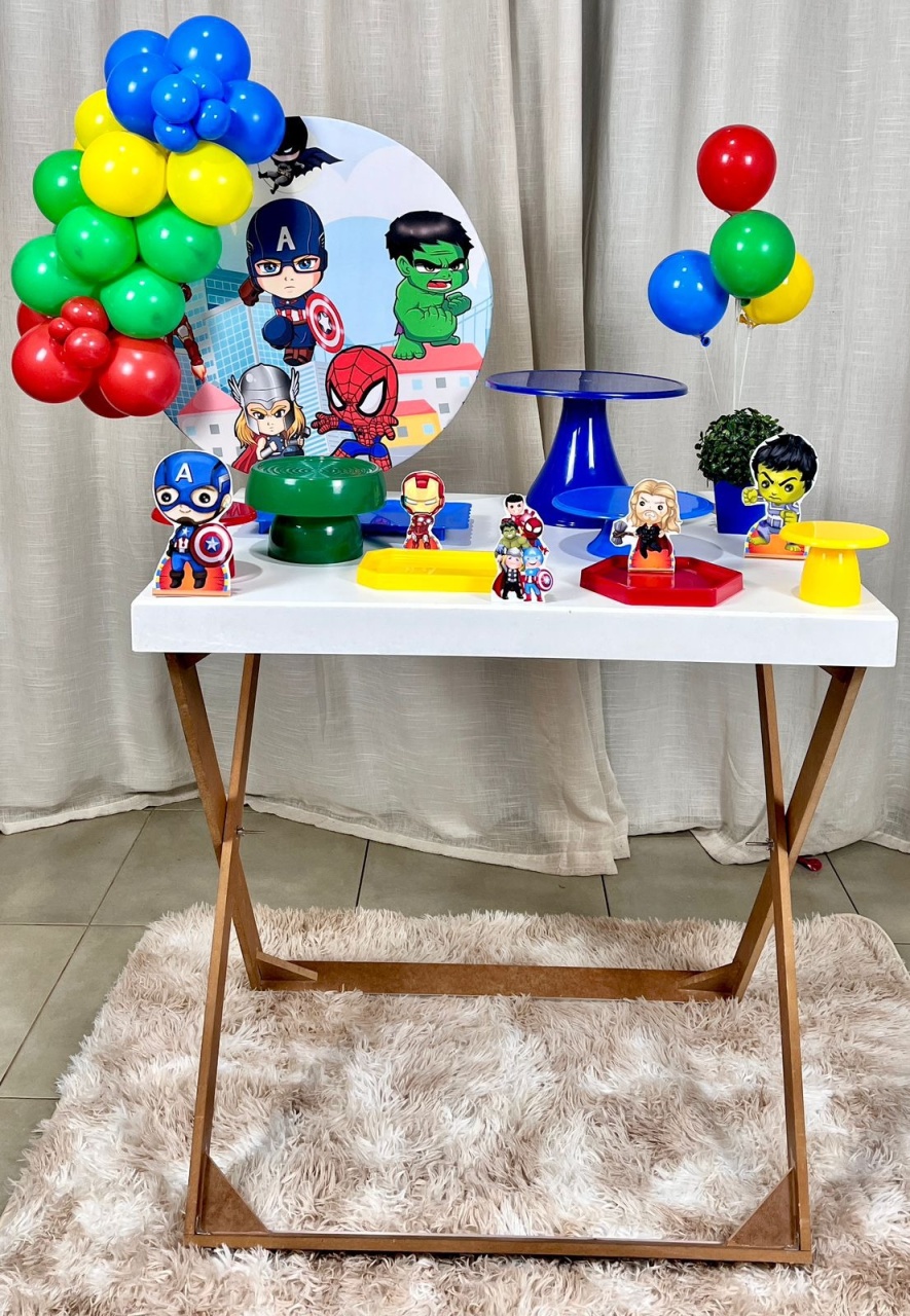 Kit Composto Com Balão - Vingadores Baby  2 - É Só Um Bolinho Locações 