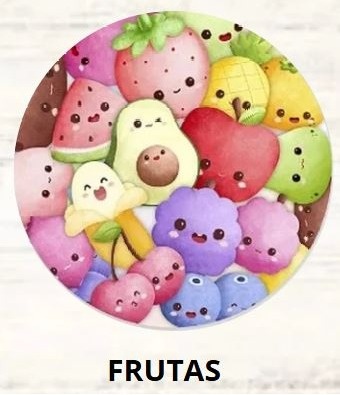 Kit Mesa Com Balão -  Frutas 2 - É Só Um Bolinho Locações 
