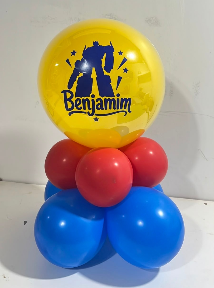 Box de Balão 10 Polegadas-Transformes - É Só Um Bolinho Locações 