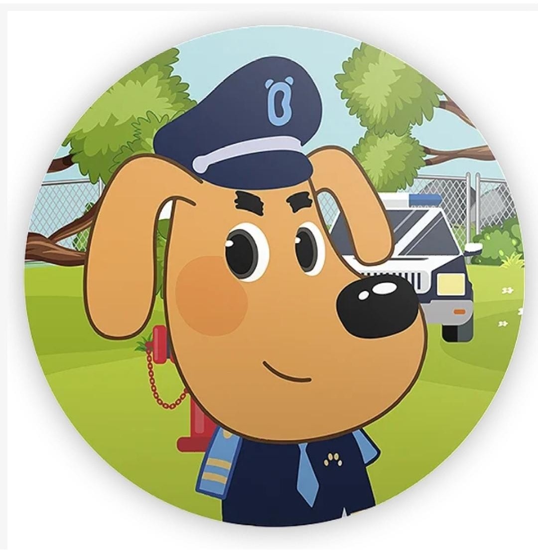 Kit Mesa Com Balão- Detetive Labrador  - É Só Um Bolinho Locações 