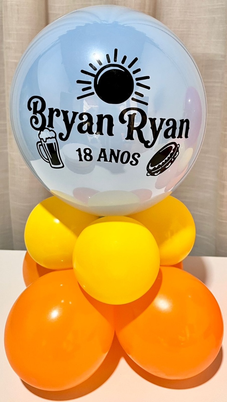 Box de Balão 10 Polegadas  - É Só Um Bolinho Locações 