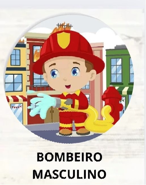 Kit Mesa Com Bombeiro - É Só Um Bolinho Locações 