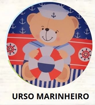 Kit Mesa Com Balão -  Ursinho Marinheiro - É Só Um Bolinho Locações 