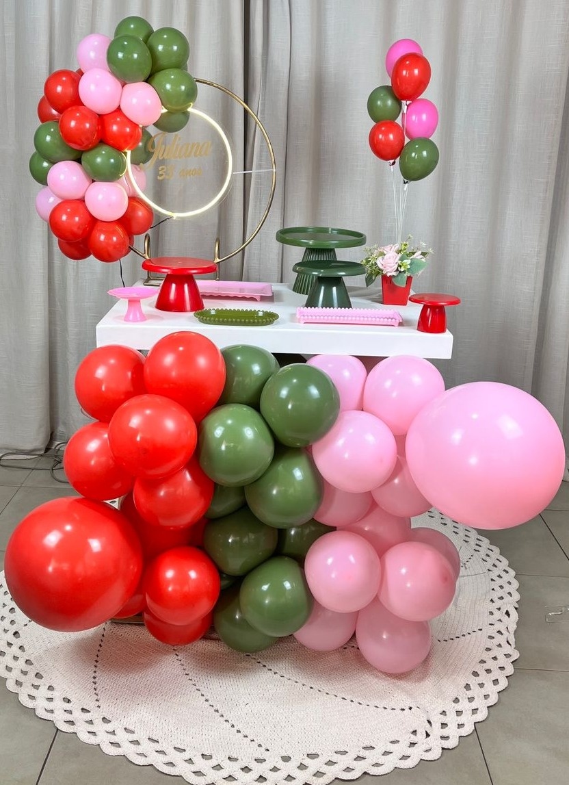 Kit Composto Com Balão - Arco Vazado Personalizado - É Só Um Bolinho Locações 
