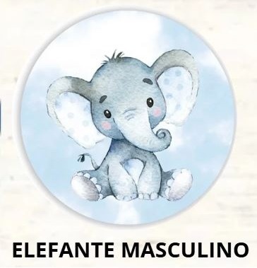 Kit Mesa Com Balão - Elefantinho Masculino - É Só Um Bolinho Locações 