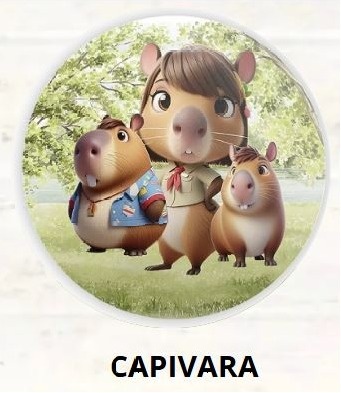 Kit Mesa Com Balão - Capivara 2 - É Só Um Bolinho Locações 