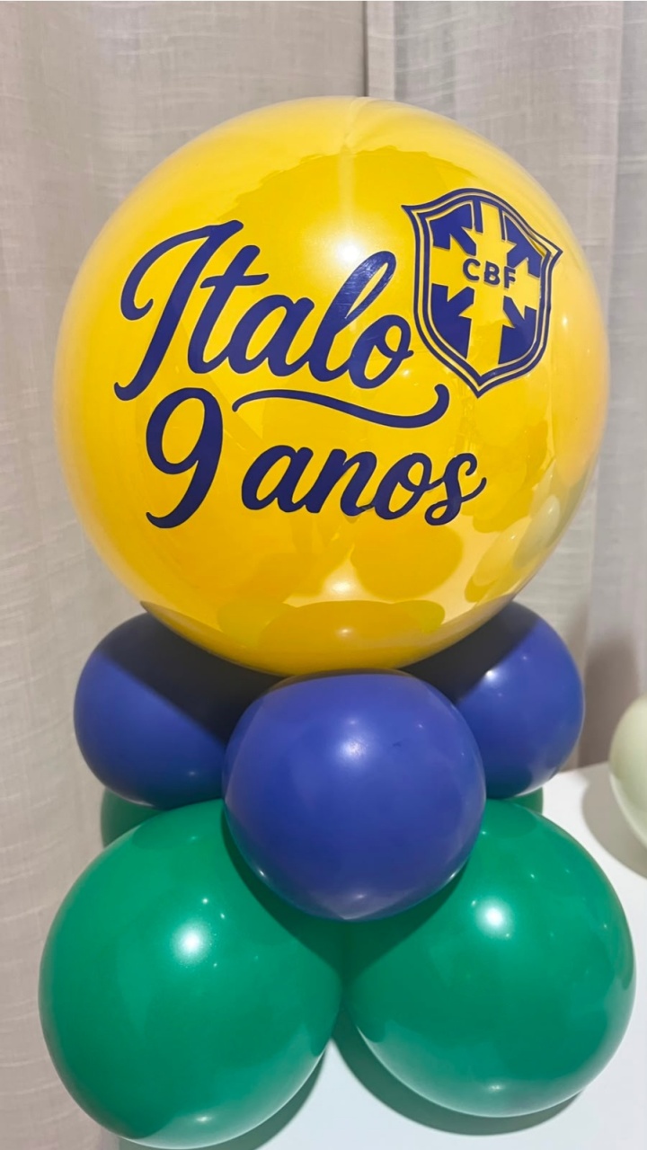 Box de Balão 10 Polegadas- Brasil - É Só Um Bolinho Locações 