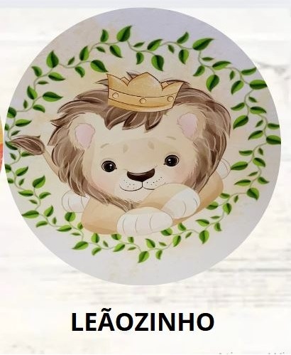 Kit Mesa Com Balão -  Leãozinho 2 - É Só Um Bolinho Locações 