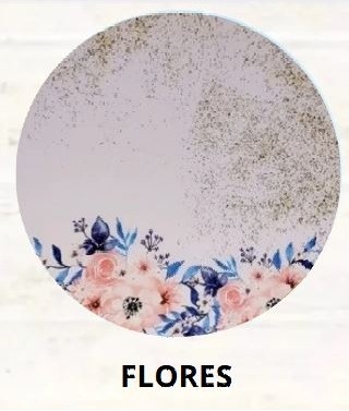 Kit Mesa Com Balão -  Floral 4  - É Só Um Bolinho Locações 
