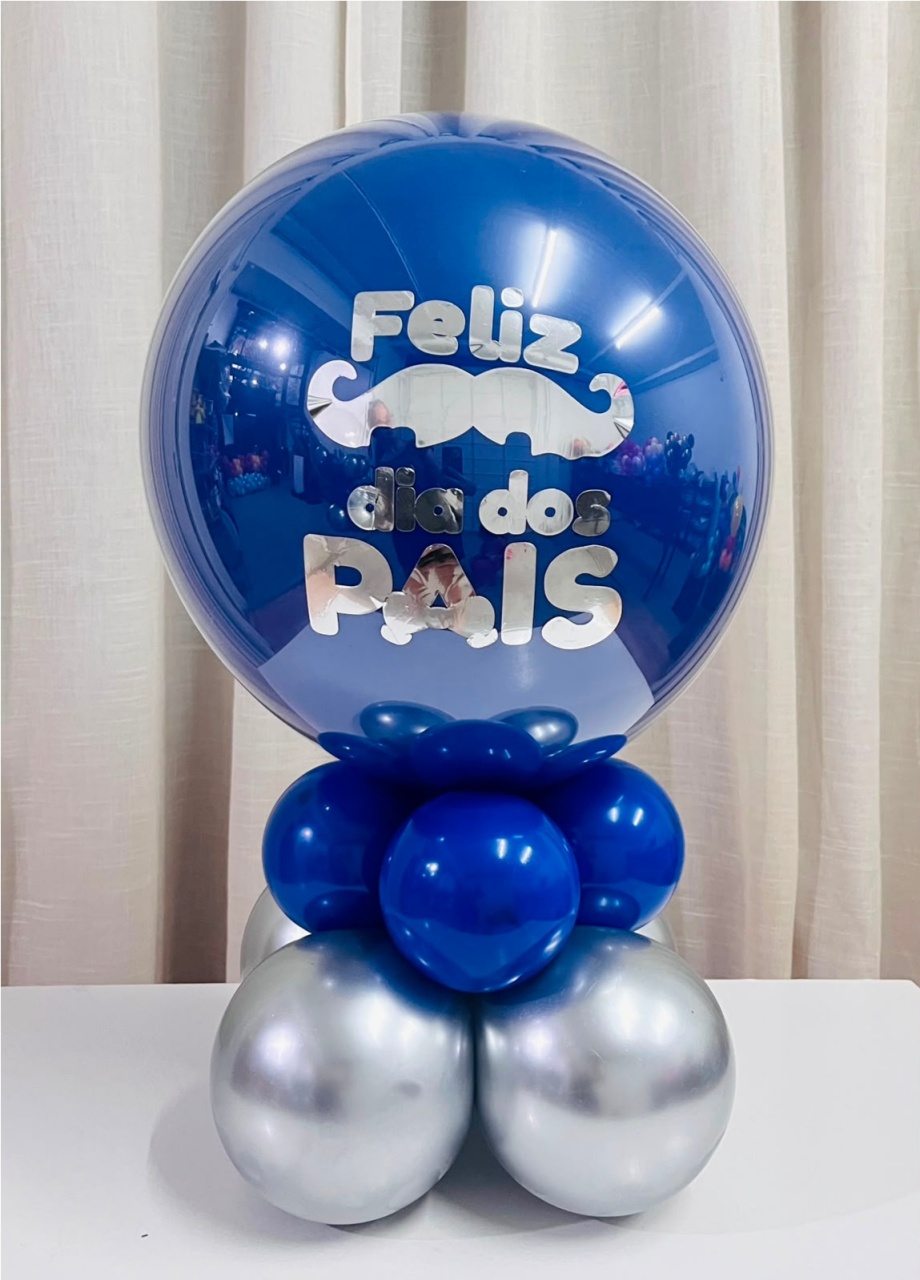 Box de Balão 18 Polegadas-Dia dos Pais - É Só Um Bolinho Locações 