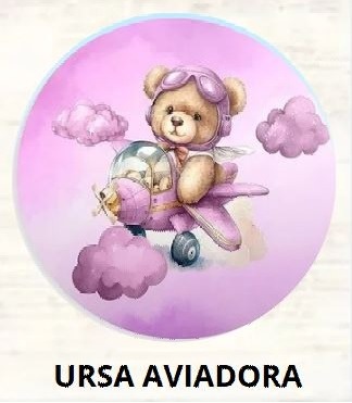 Kit Mesa Com Balão -  Ursinha Aviadora - É Só Um Bolinho Locações 