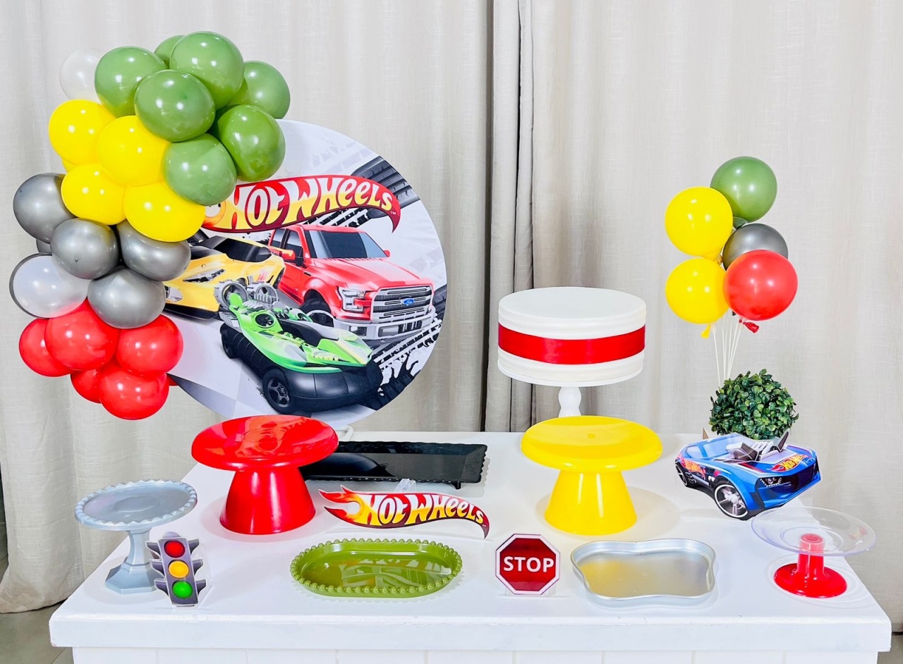 Kit Mesa Com Balão - Hotwells 2 - É Só Um Bolinho Locações 