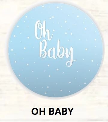 Kit Mesa Com Balão -  Oh Baby 1 - É Só Um Bolinho Locações 
