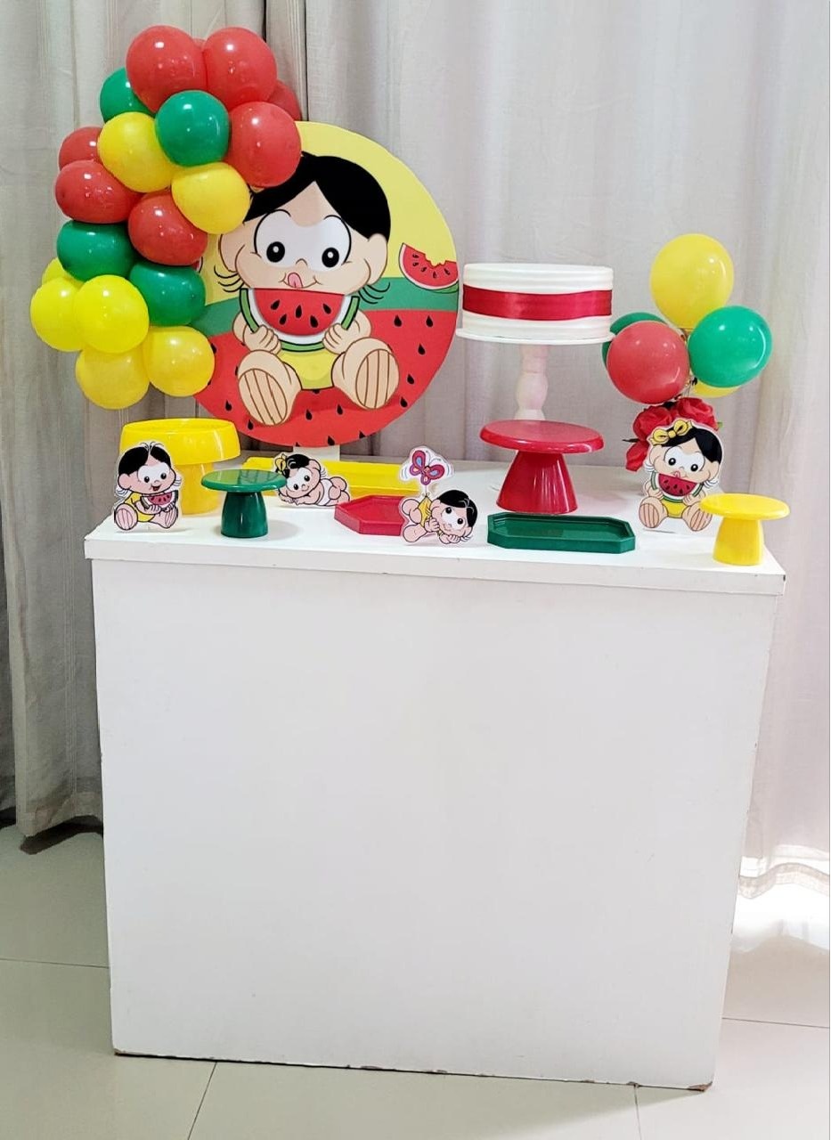 Kit Composto Com Balão - Magali Baby  - É Só Um Bolinho Locações 