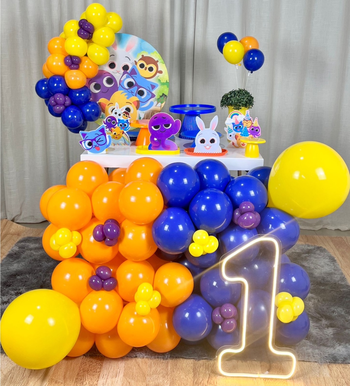 Kit Composto Gold Com Led - Bolofofo Masculino - É Só Um Bolinho Locações 
