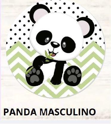 Kit Mesa Com Balão -  Panda - É Só Um Bolinho Locações 