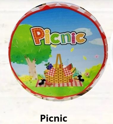 Kit Mesa Com Balão -  Pic Nic 2 - É Só Um Bolinho Locações 