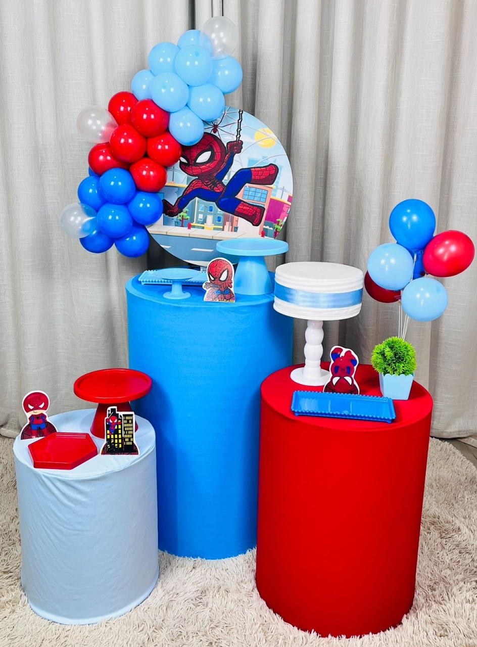 Kit Composto Com Balão - Homem Aranha Baby - É Só Um Bolinho Locações 