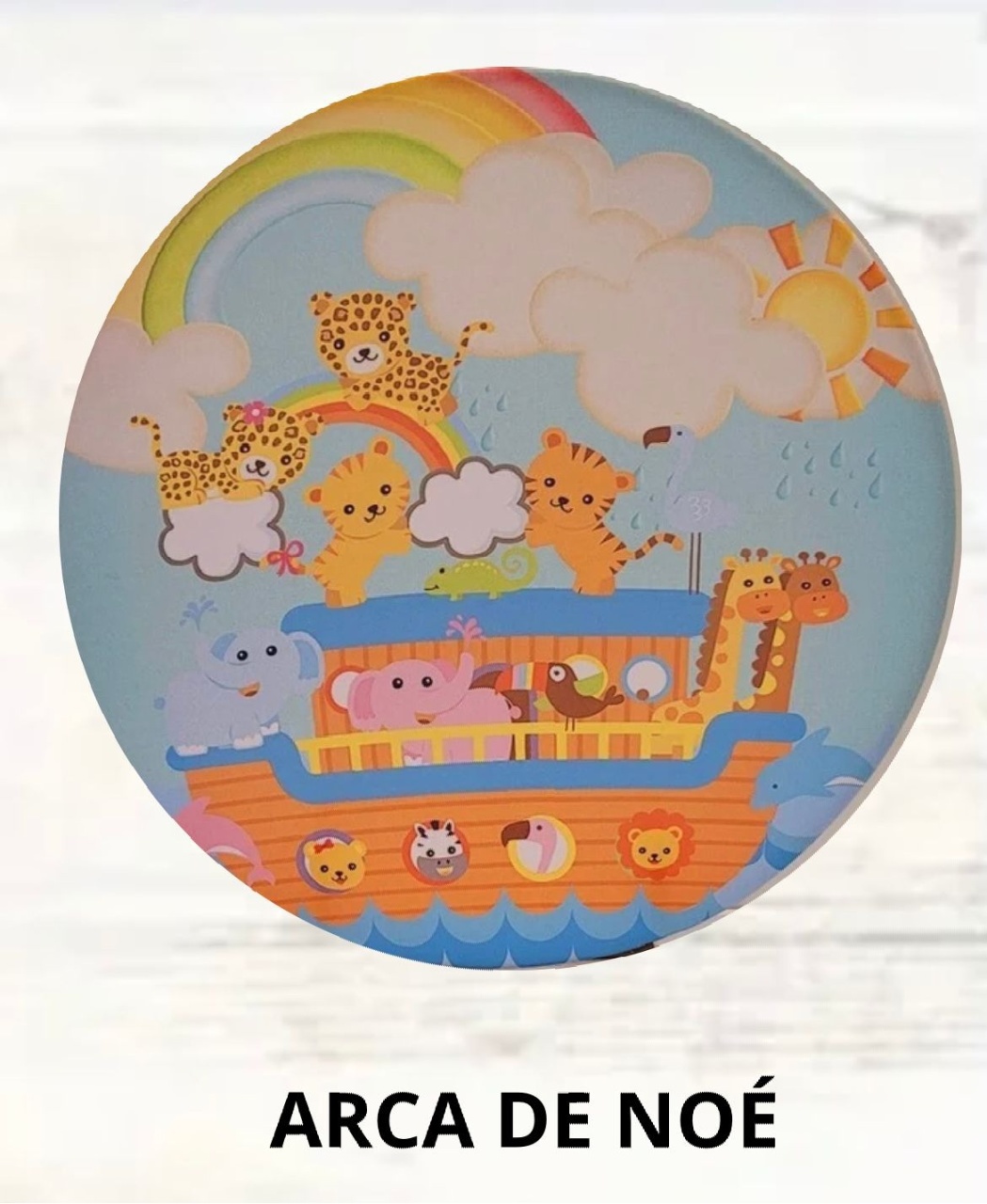 Kit Mesa Com Balão - Arca de Noé - É Só Um Bolinho Locações 