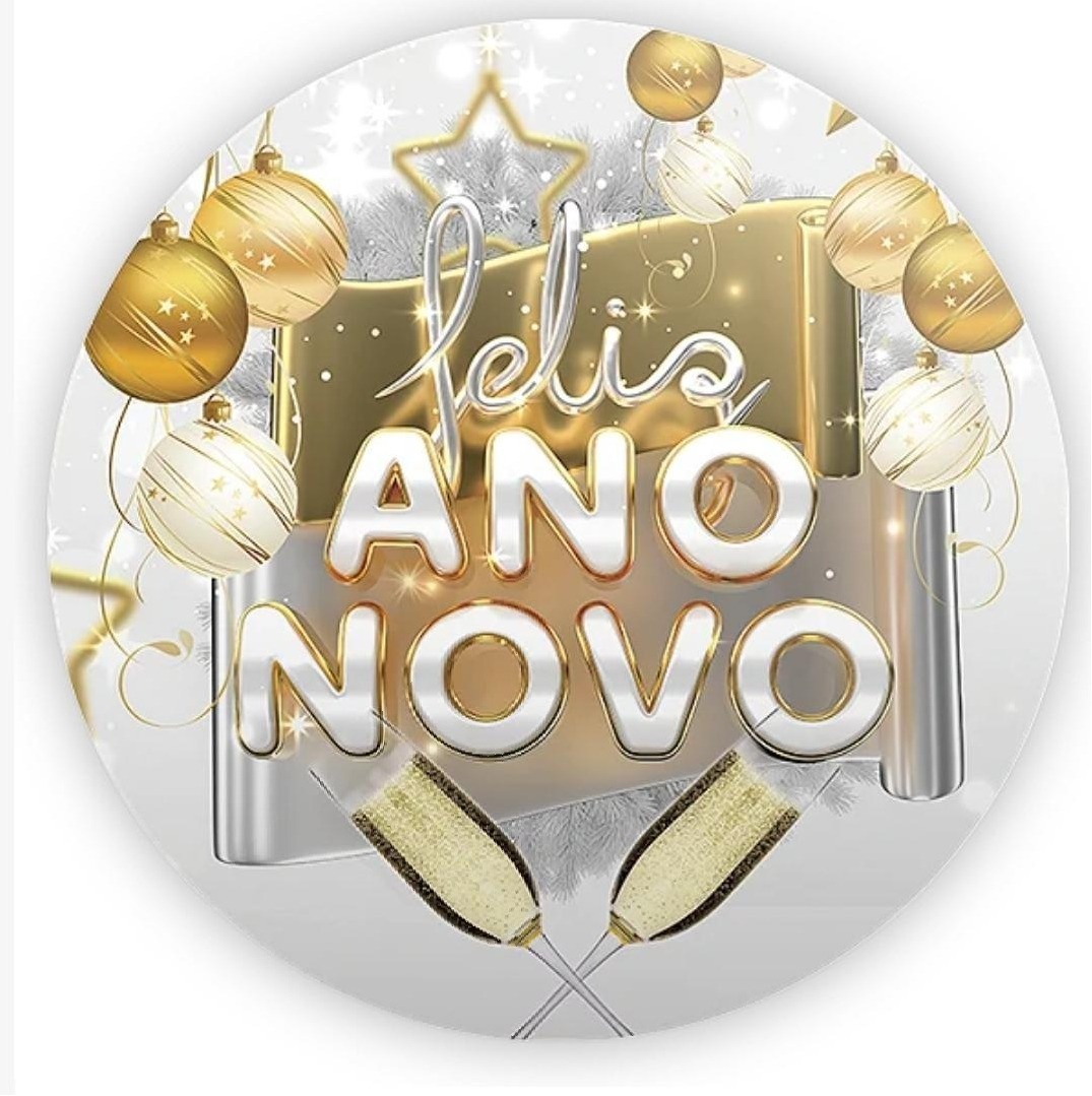 Kit Mesa Com Balão - Ano Novo  5 - É Só Um Bolinho Locações 