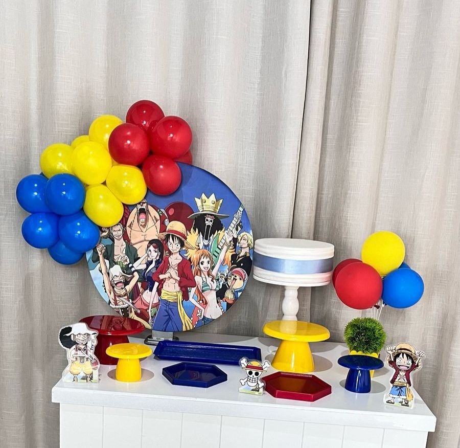 Kit Mesa Com Balão -  Onicepice - É Só Um Bolinho Locações 
