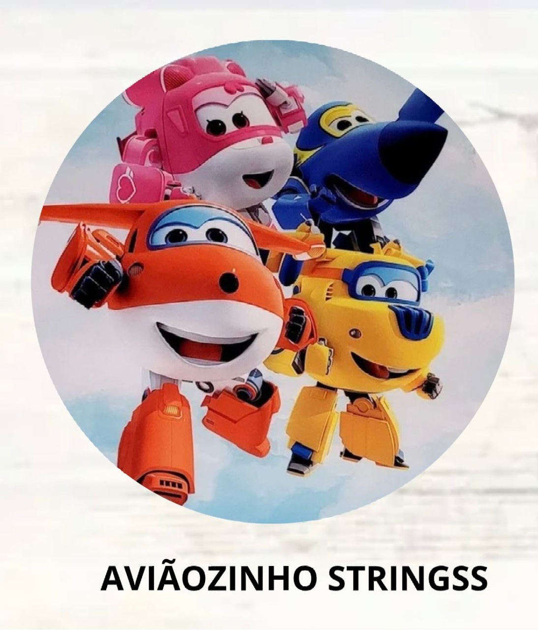 Kit Mesa Com Balão - Aviãozinho Strings - É Só Um Bolinho Locações 